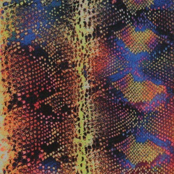 Disney D-Signed Girls Large Multicolor Snake Print High Low Pull On Skirt - Picture 8 of 8